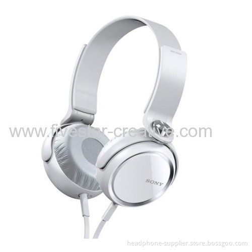 Sony Mdr-xb400/w White Extra Bass Over-the-ear Headphones